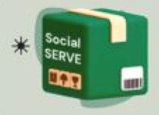 Social Serve shipping box